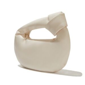 NWT Melie Bianco Alexandra Cream Top Handle Purse Bag